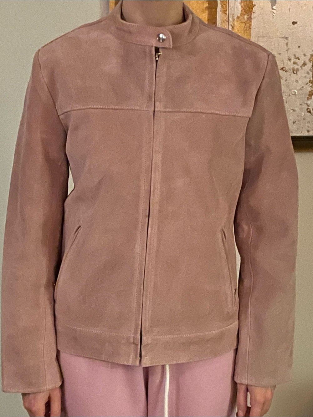 Understated Leather Looker Jacket Free People